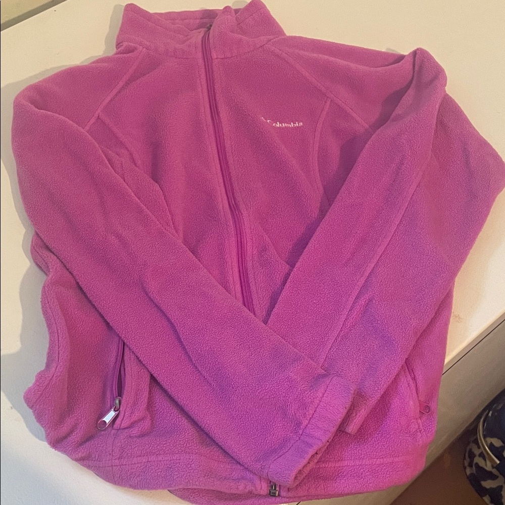 Columbia Vibrant Pink Fleece Jacket